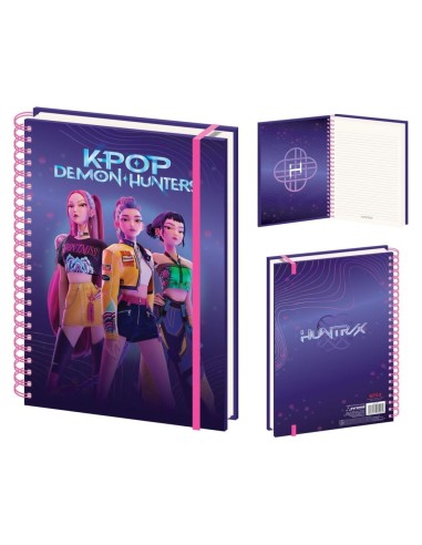 K-POP DEMON HUNTERS - Huntrix - Carnet de notes A4