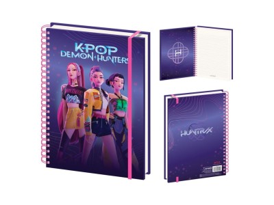 K-POP DEMON HUNTERS - Huntrix - Carnet de notes A4