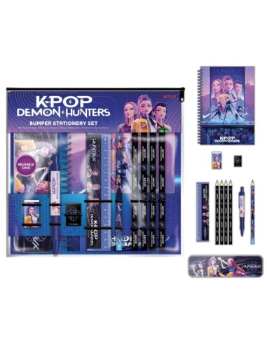 K-POP DEMON HUNTERS - Set de Papeterie A5