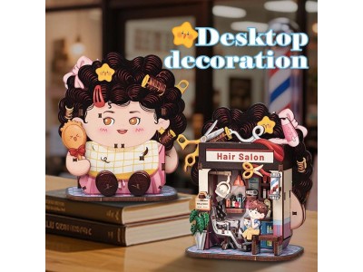 TALEBOX CORNER - Mini House Kit - Salon de coiffure - 53pc