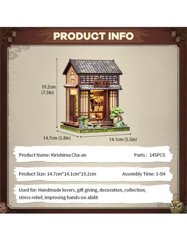 BOOK NOOK KIT - DIY - Kirishima Cha-an - 145pc...