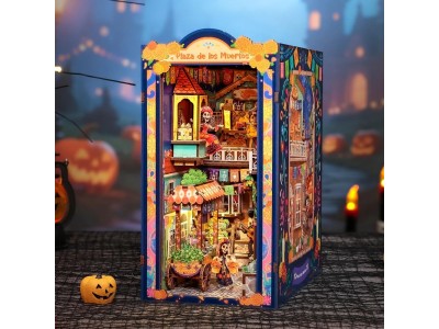BOOK NOOK KIT - DIY - Plaza de los Muertos - 350pc + Eclairage LED