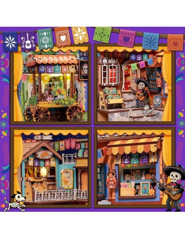 BOOK NOOK KIT - DIY - Plaza de los Muertos -...