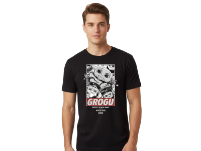 MANDALORIAN & GROGU - Protect Attack Snack - T-Shirt (S)