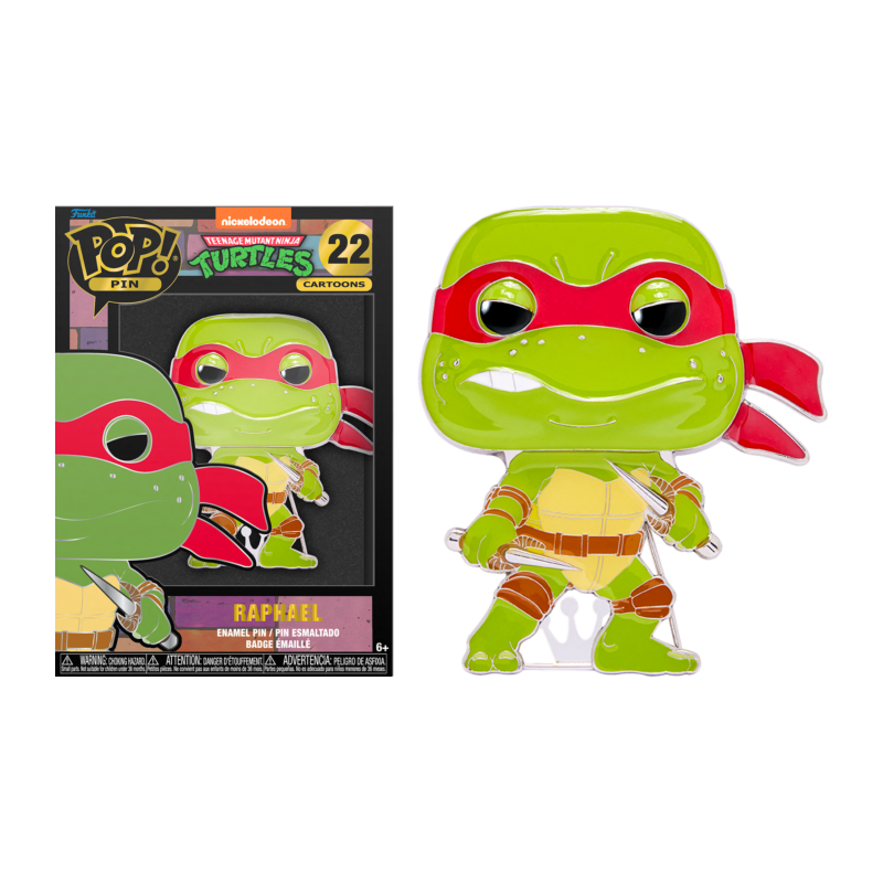 TEENAGE MUTANT NINJA TURTLES - Pop Large Enamel Pin NÂ° 22 - Raphael