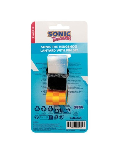 SONIC - Lanyard & Pin's Edition Limitée