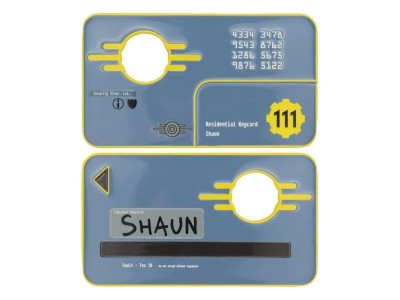 FALLOUT 4 - Vault 111 Security Keycard - Replique Edition Limité