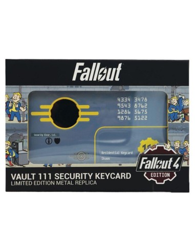 FALLOUT 4 - Vault 111 Security Keycard -...