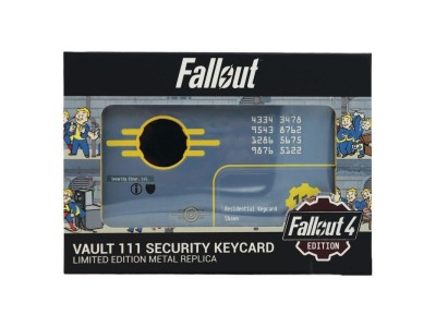 FALLOUT 4 - Vault 111 Security Keycard - Replique Edition Limité