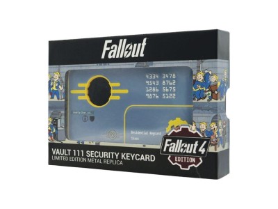 FALLOUT 4 - Vault 111 Security Keycard - Replique Edition Limité