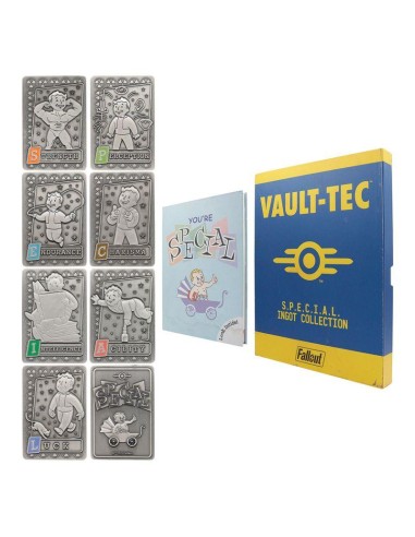 FALLOUT - S.P.E.C.I.A.L. Perk - Set de 7 Lingot