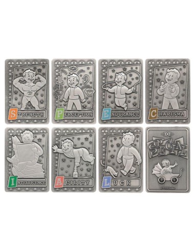 FALLOUT - S.P.E.C.I.A.L. Perk - Set de 7 Lingot