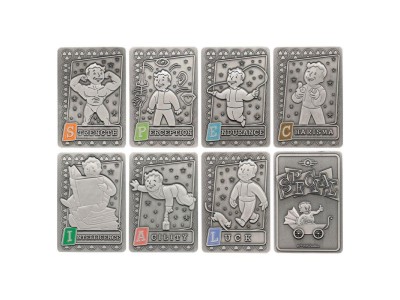 FALLOUT - S.P.E.C.I.A.L. Perk - Set de 7 Lingot