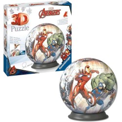 MARVEL - Avengers - Puzzle 3D - Rond 72p