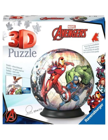 MARVEL - Avengers - Puzzle 3D - Rond 72p