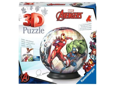 MARVEL - Avengers - Puzzle 3D - Rond 72p