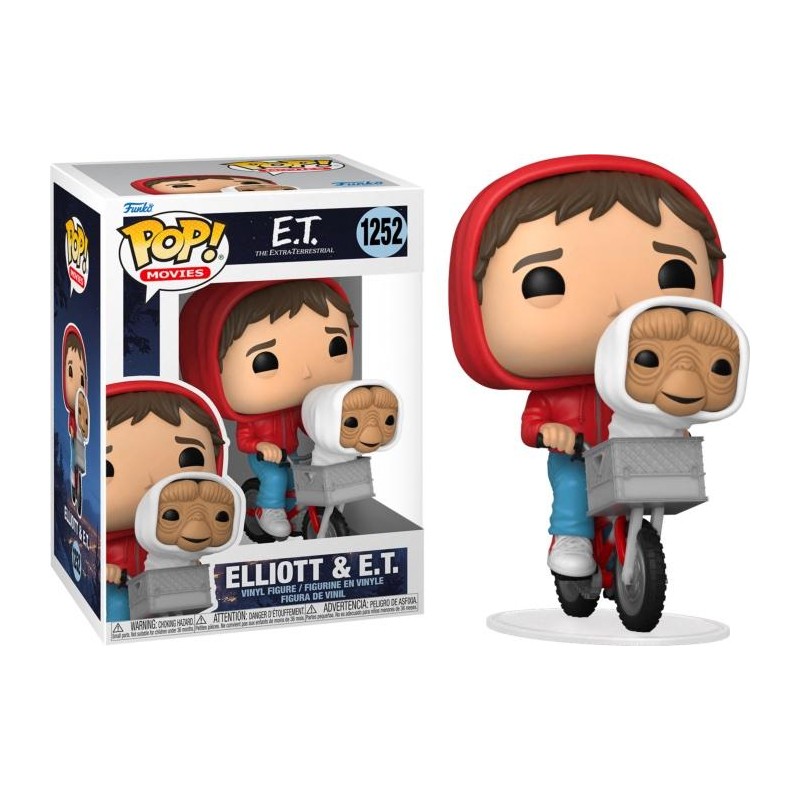 ET 40Th Anniversary - POP NÂ° 1252 - Elliot w/ET in Bike Basket