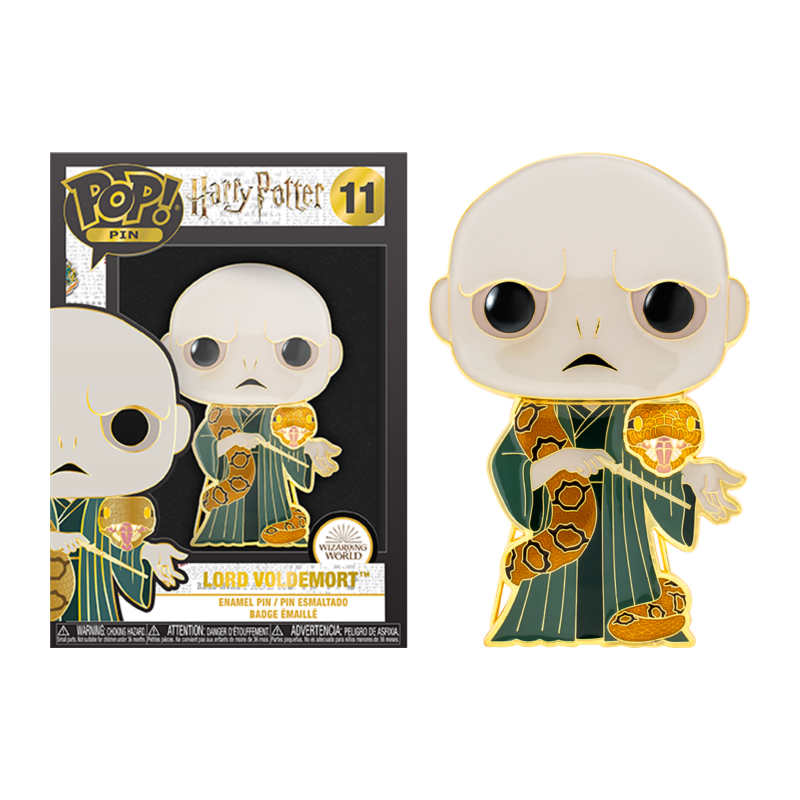 HARRY POTTER - Pop Large Enamel Pin NÂ° 11 - Lord Voldemort avec Nagini