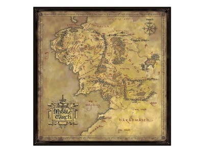 LE SEIGNEUR DES ANNEAUX - La Terre du Milieu - Puzzle 1000 pcs