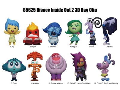 VICE-VERSA 2 - Series 1 - 3D Foam Bag Clip (Display 24 Pcs)