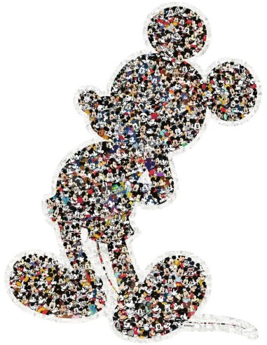 DISNEY - Puzzle 940P - Shaped Mickey