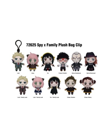 SPY X FAMILY - Plush Bag Clip (Display 24 Pcs)