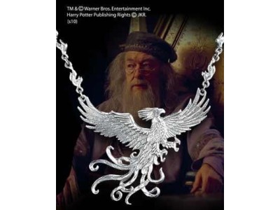 HARRY POTTER - Pendentif - Fumseck le Phénix  'Edition Argent'