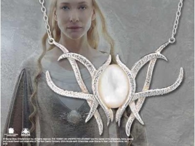 THE HOBBIT - Galadriel - Pendentif Broche - Argent Massif