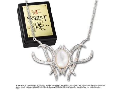 THE HOBBIT - Galadriel - Pendentif Broche - Argent Massif