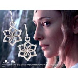 THE HOBBIT - Galadriel - Boucles doreilles Fleur Argent