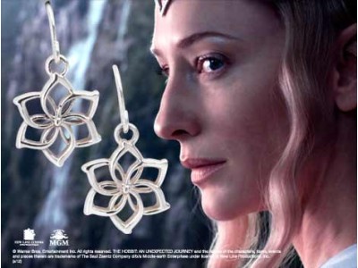 THE HOBBIT - Galadriel - Boucles doreilles Fleur Argent