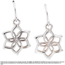 THE HOBBIT - Galadriel - Boucles doreilles Fleur Argent 2