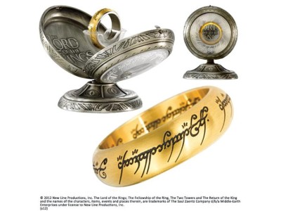LORD OF THE RINGS - Anneau Unique - Acier doré - Taille US 07 FR 54.7