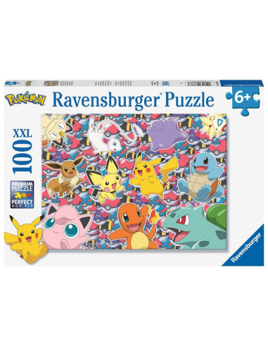 POKEMON - Puzzle 100P XXL - Pret pour la Bataille