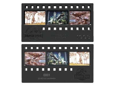 JURASSIC PARK - Bande de film Métallique de Collection