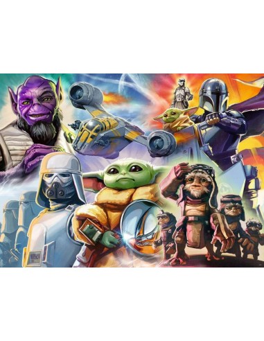 THE MANDALORIAN AND GROGU - Puzzle 500P