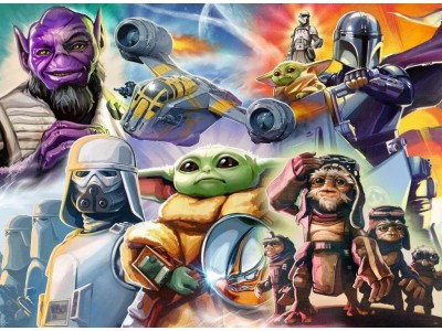 THE MANDALORIAN AND GROGU - Puzzle 500P