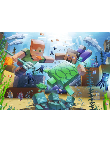 MINECRAFT - Mosaique - Puzzle 1000P