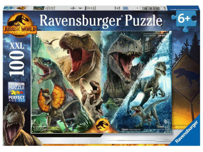 JURASSIC WORLD 3 - Puzzle 100P XXL - Les espèces de dinosaures