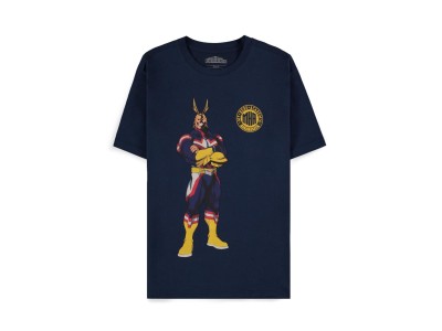 MY HERO ACADEMIA - Navy All Might Quote - T-shirt Homme (S)