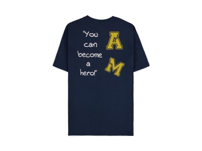 MY HERO ACADEMIA - Navy All Might Quote - T-shirt Homme (S)