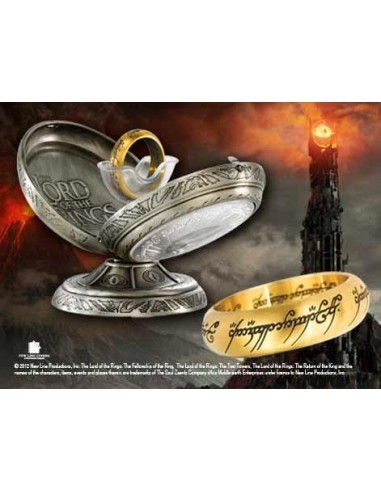 LORD OF THE RINGS - Anneau Unique - Acier doré...