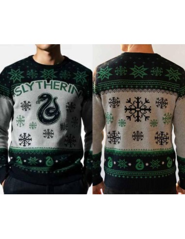 HARRY POTTER - Serpentard - Pull de Noël Homme...