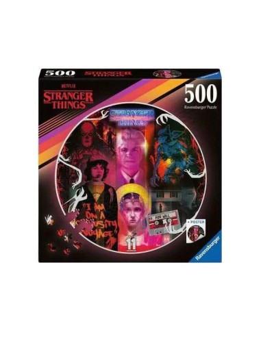 STRANGER THINGS - Puzzle Rond 500p