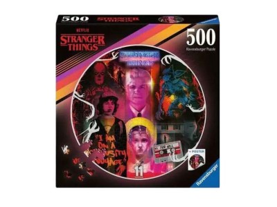 STRANGER THINGS - Puzzle Rond 500p