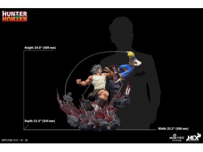 HUNTER X HUNTER - Kurapika VS Uvogin - Statuette Elite Dynamic 61cm