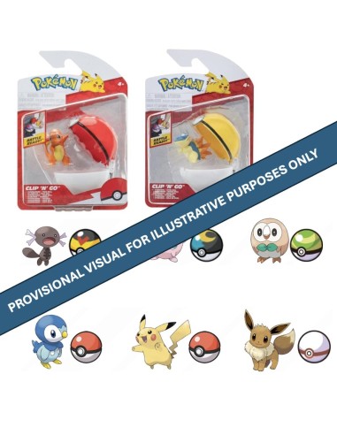 POKEMON - Clip 'N' Go - Assortment 6 pcs