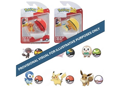 POKEMON - Clip 'N' Go - Assortment 6 pcs