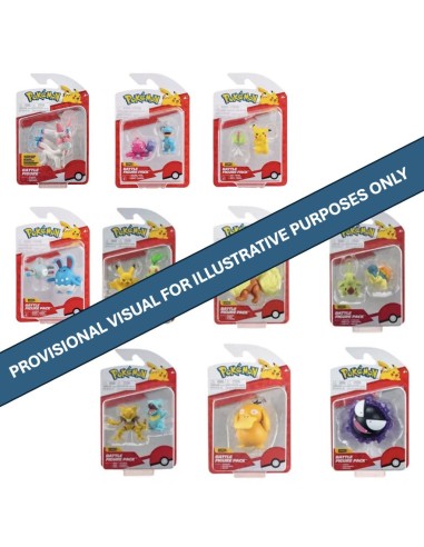 POKEMON - Battle Figure Packs - Assortment 6 pcs