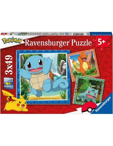 POKEMON - Salamèche, Bulbizarre et Carapuce - 3...